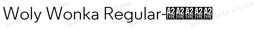 Woly Wonka Regular字体转换